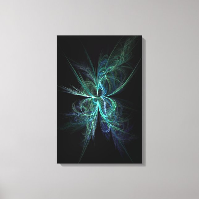Psychic Energy Fractal Canvas Print (Front)