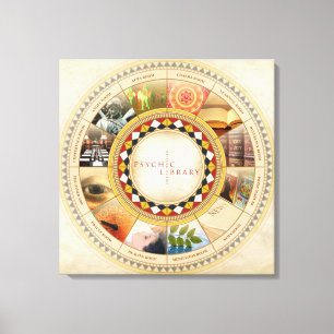 Psychic Library Canvas Print