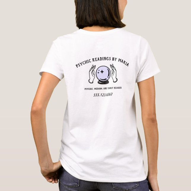 Psychic Medium Crystal Ball  T-Shirt (Back)