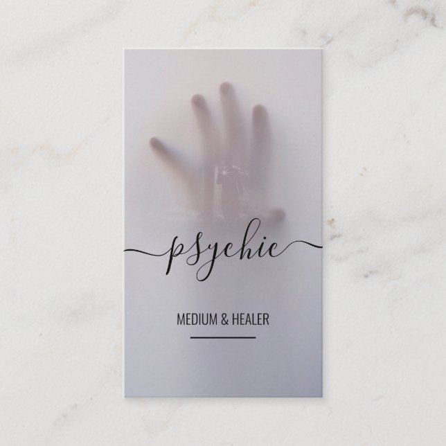 Psychic Medium Healer Business Card (Front)