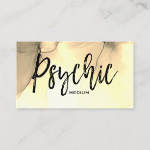 *~* Psychic Medium Reader Metaphysical  Watercolor Business Card