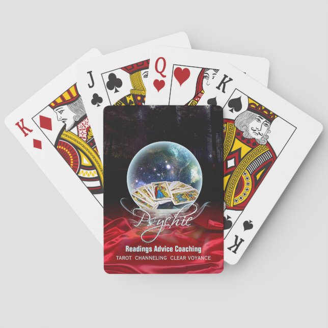 PSYCHIC - Playing Cards, Tarot Playing Cards (Back)