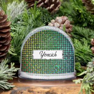 Psycho Checkers by Kenneth Yoncich Snowglobe