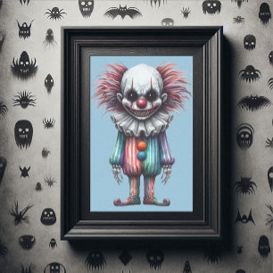 Psycho Clown Decoupage Tissue Paper