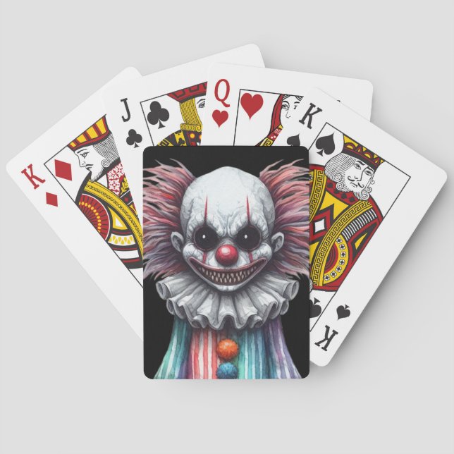 Psycho Clown Playing Cards (Back)