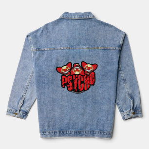 Psycho Clown Screwball Graphics Denim Jacket