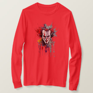 Psycho Clown Splash Art T-Shirt – Bold