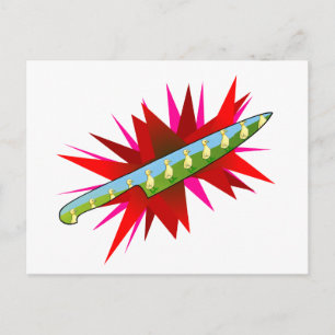 Psycho Duck Postcard