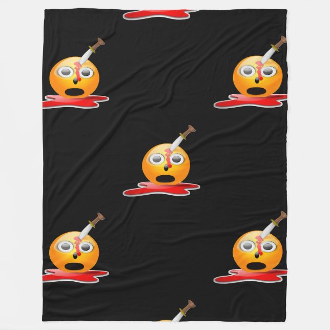 psycho emoji blanket (Front)