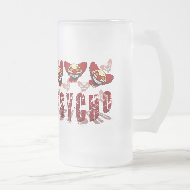 Psycho Frosted Beer Mug (Right)