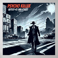 Psycho Killer Vibe - Talking Heads Retro Art