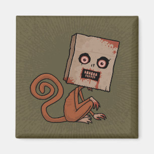 Psycho Sack Monkey Magnet