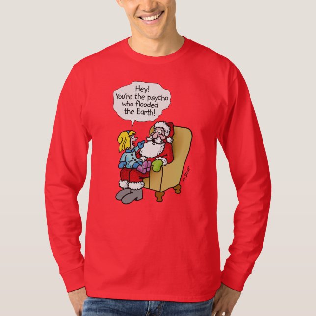 PSYCHO SANTA - T-Shirt (Front)