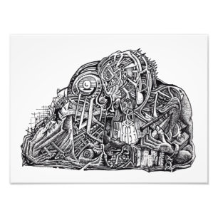 Psycho Warrior, photo print