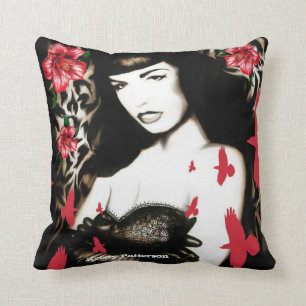 Psychobilly Jane Pine up Pillow