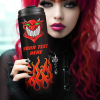 Psychobilly Red Devil Flames