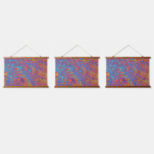 psychodelic textures hanging tapestry