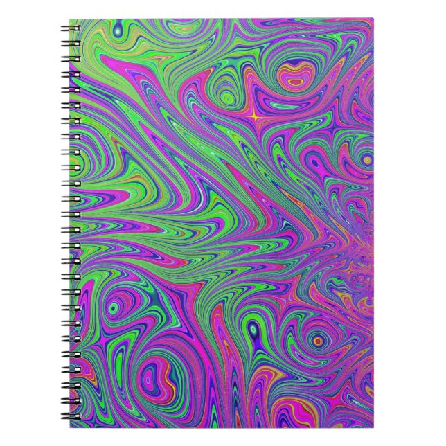psychodelic textures notebook (Front)