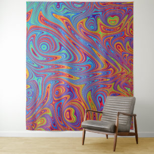 psychodelic textures tapestry