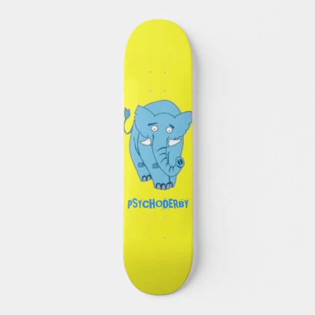 PSYCHODERBY FRED THE ELEPHANT BOARD SKATEBOARD (Front)
