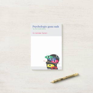 Psychologe Haftnotizen  Post-it Notes