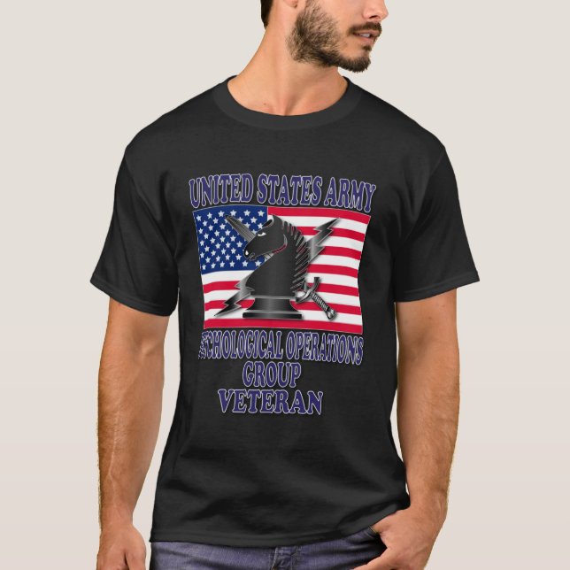 Psychological Operations Group Veteran T-Shirt (Front)