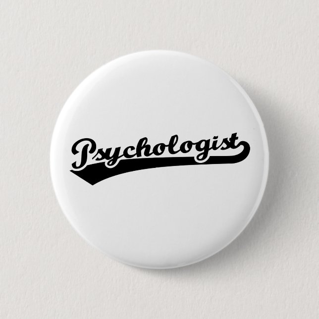 Psychologist 6 Cm Round Badge (Front)
