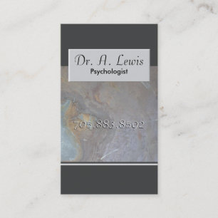 Psychologist and Medical Business Card - Monogram