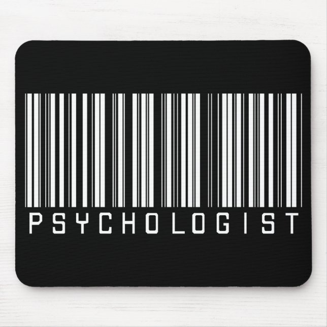 Psychologist Bar Code Mouse Pad (Front)