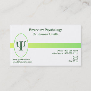 Psychologist Business Card