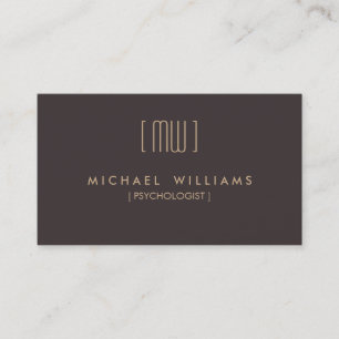 PSYCHOLOGIST BUSINESS CARD
