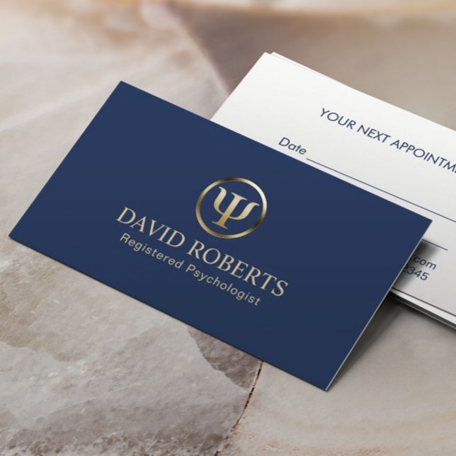 Psychologist Counsellor Navy & Gold Appointment (Creator Uploaded)