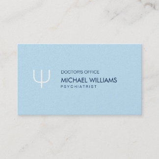 Psychologist - Elegant Celestial Symbol Business Card