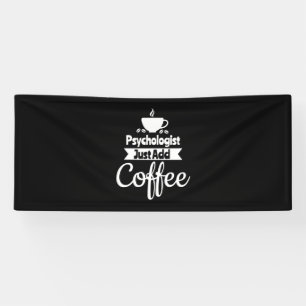 Psychologist Just Add Coffee Banner
