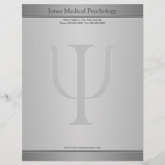 Psychologist Letterhead (Front)