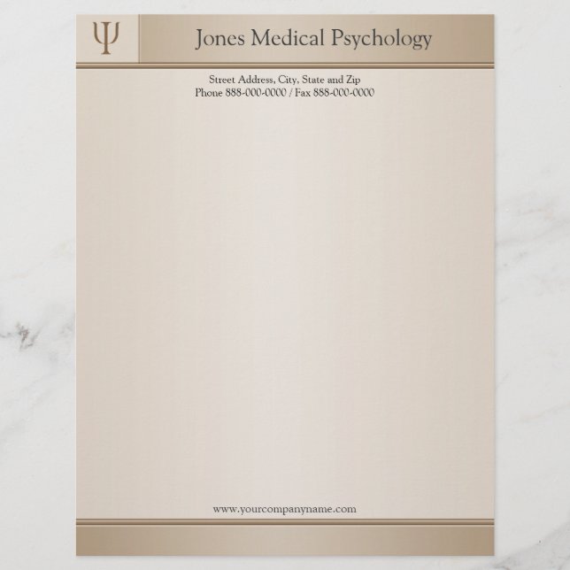 Psychologist Letterhead (Front)