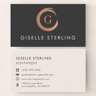 Psychologist Modern Minimalist  Business Card