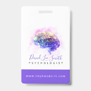 Psychologist / Neurologist Badge ID Badge