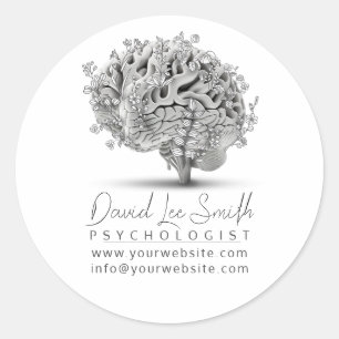 Psychologist / Neurologist Classic Round Stickers