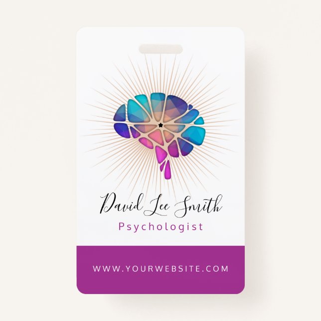 Psychologist / Neurologist ID Badge (Front)