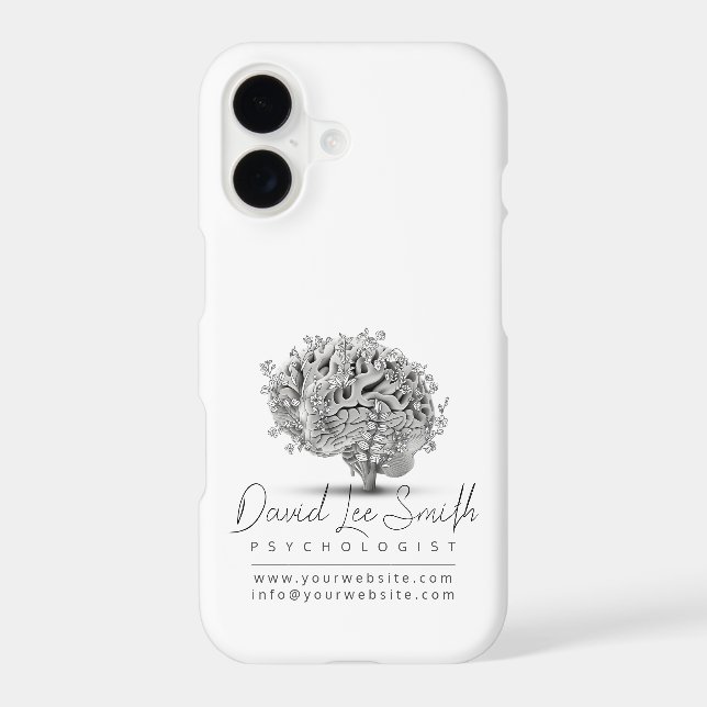 Psychologist / Neurologist Minimalist iPhone Case (Back)