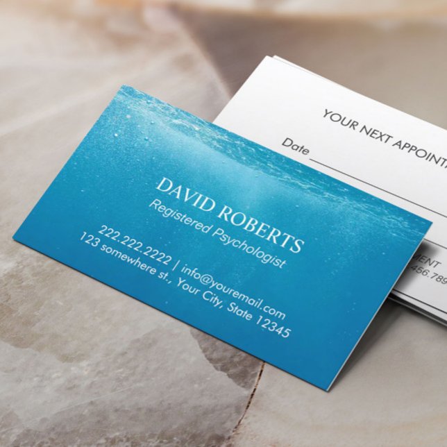 Psychologist Personal Counsellor Appointment Card (Creator Uploaded)