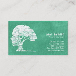 Psychologist Personal Counsellor Business Cards