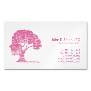 Psychologist Personal Counselor, Therapist Magnetic Business Card