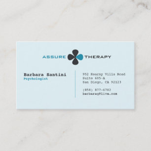 Psychologist Professional Business Card