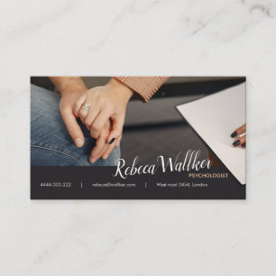 Psychologist, Psychiatrist, Doctor, Private Clinic Business Card