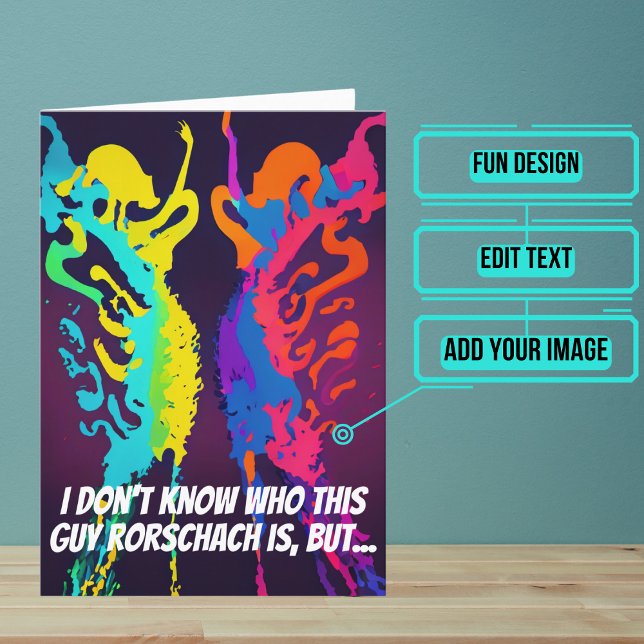 Psychologist Psychiatrist or Counsellor Birthday Card (This makes for the perfect card for that talented psychologist or psychiatrist friend of yours.)