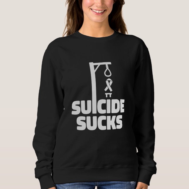 Psychologist Suicide Psychology - Mental Health Aw Sweatshirt (Front)