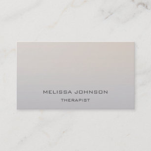Psychologist Therapist Couch Ombre Ivory Grey Business Card