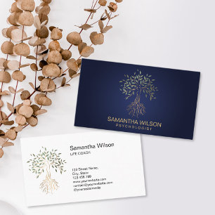 Psychologist Therapist Life Coach Tree of Life Business Card